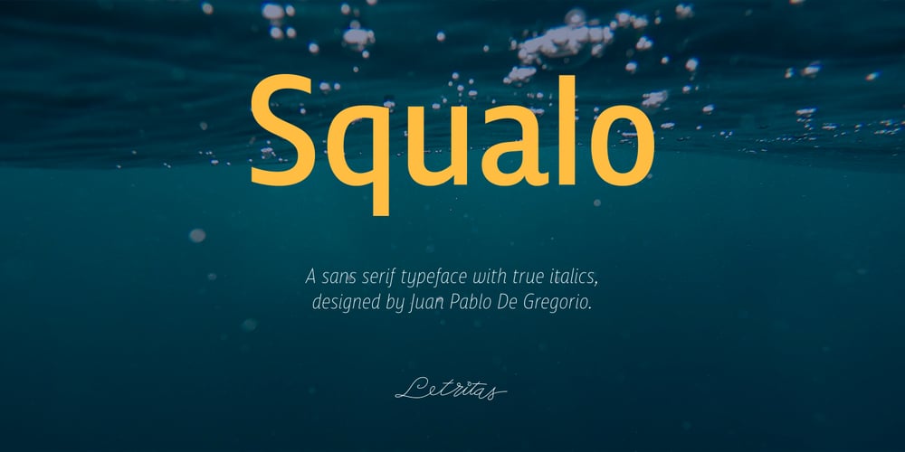 Squalo font
