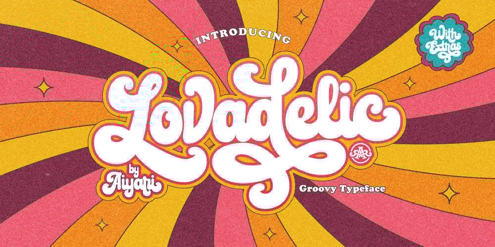 Lovadelic font