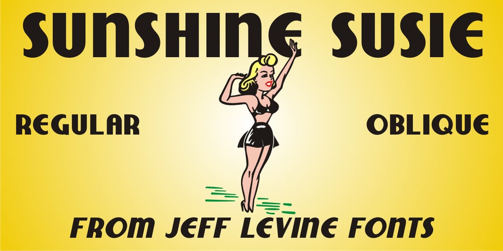 Sunshine Susie JNL font