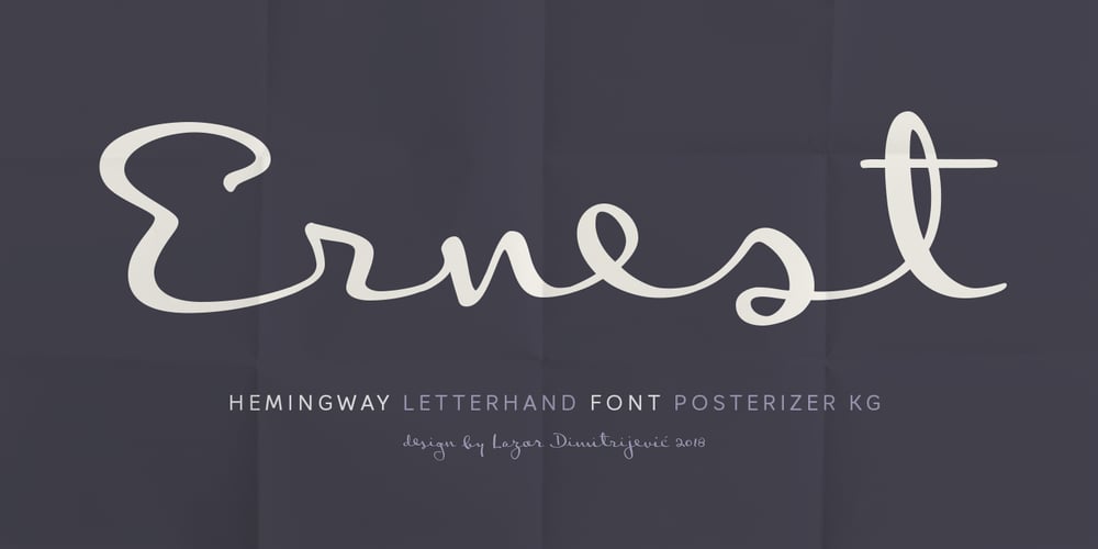 Ernest font