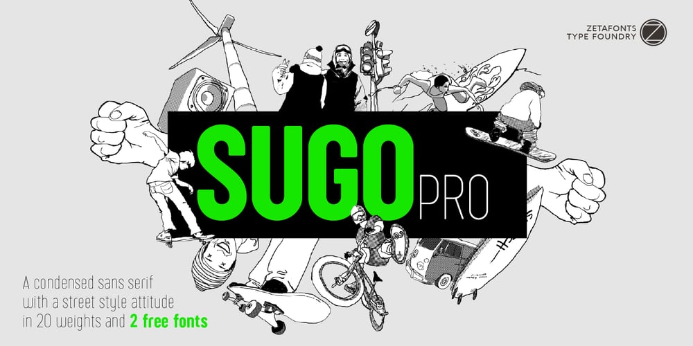 Sugo Pro font