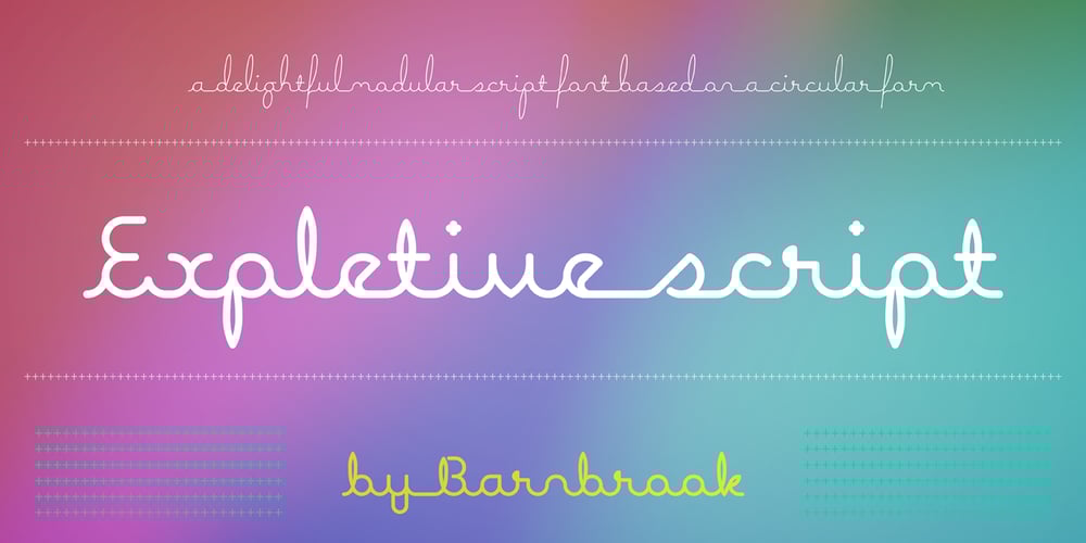 Expletive Script font