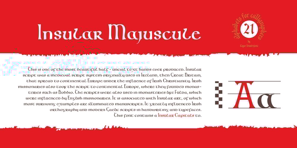 Cal Insular Majuscule font