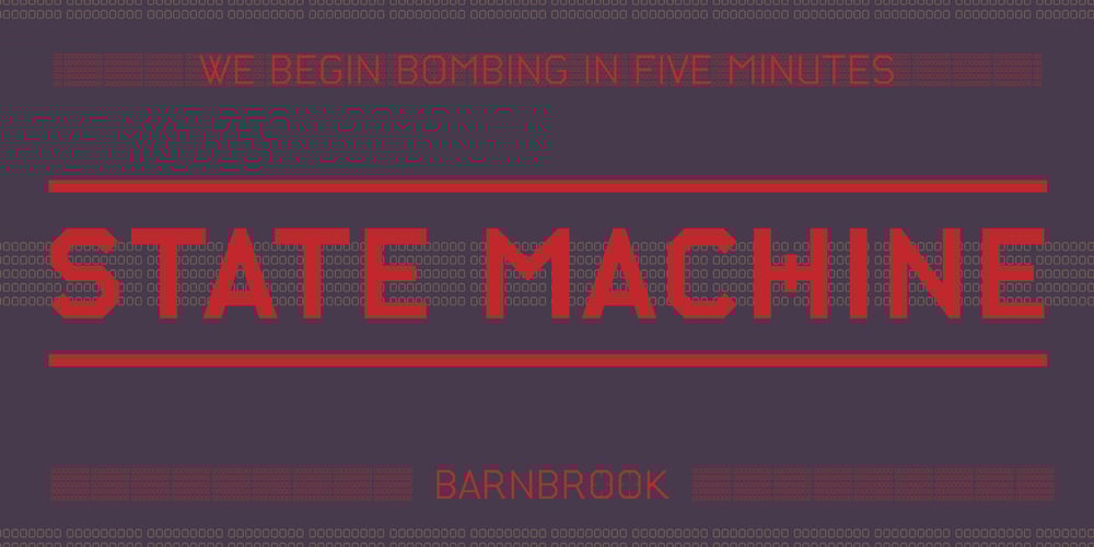 State Machine font