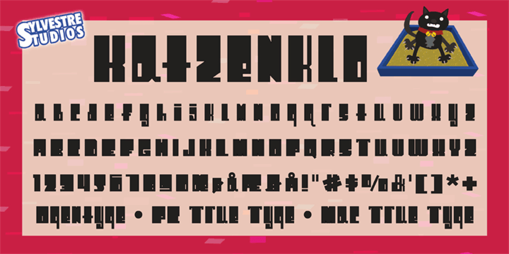 Katzenklo font