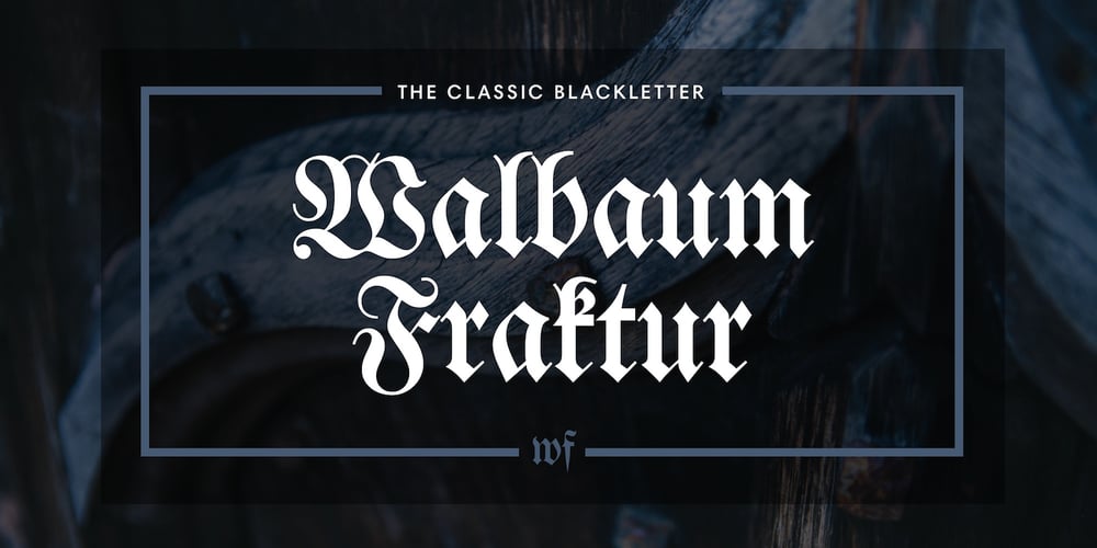 Walbaum Fraktur font