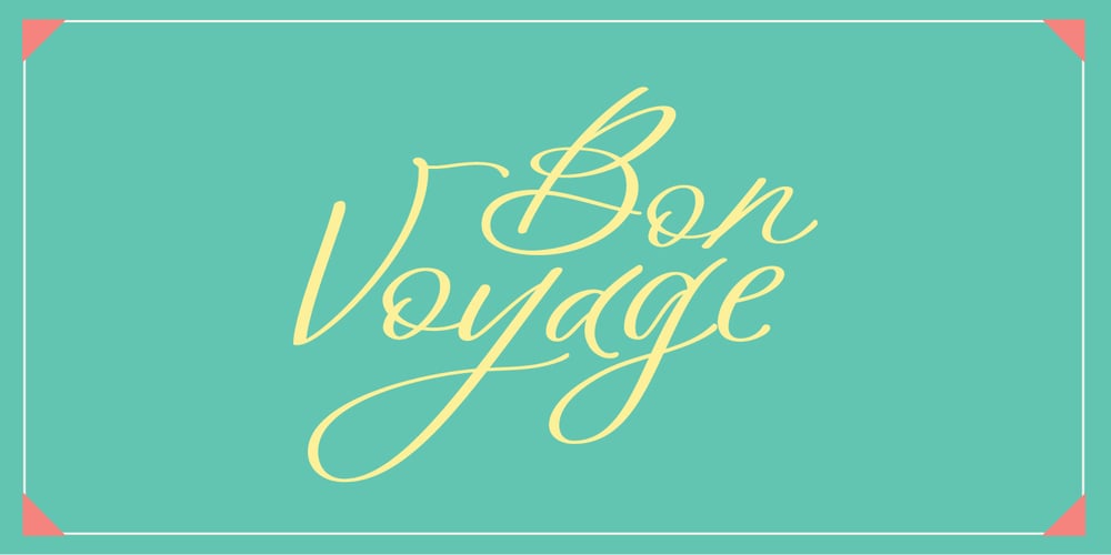 Bon Voyage font