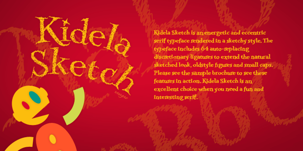 Kidela Sketch font