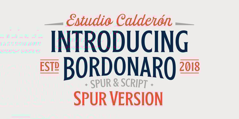 Bordonaro Spur font