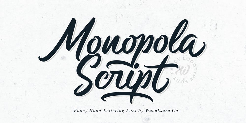Monopola Script font