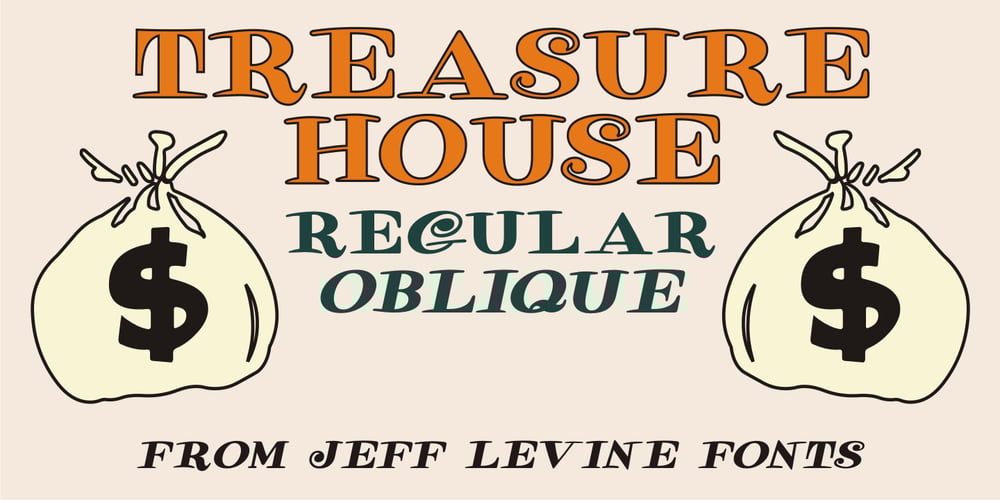 Treasure House JNL font