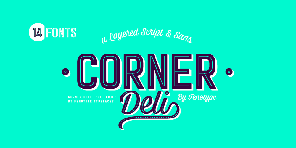 Corner Deli font