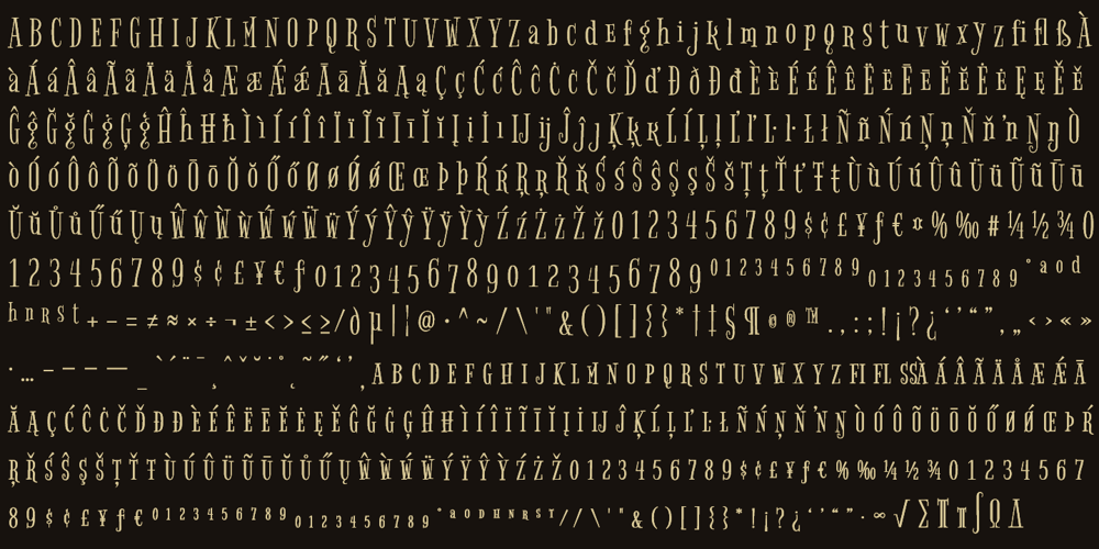Bigelow Rules Pro font