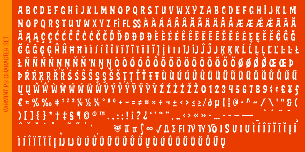 Varmint PB font