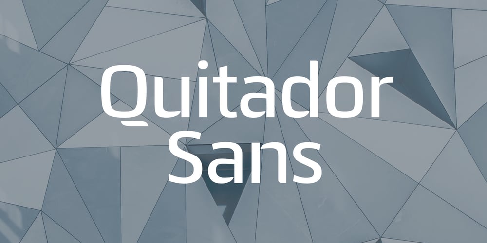 Quitador Sans font