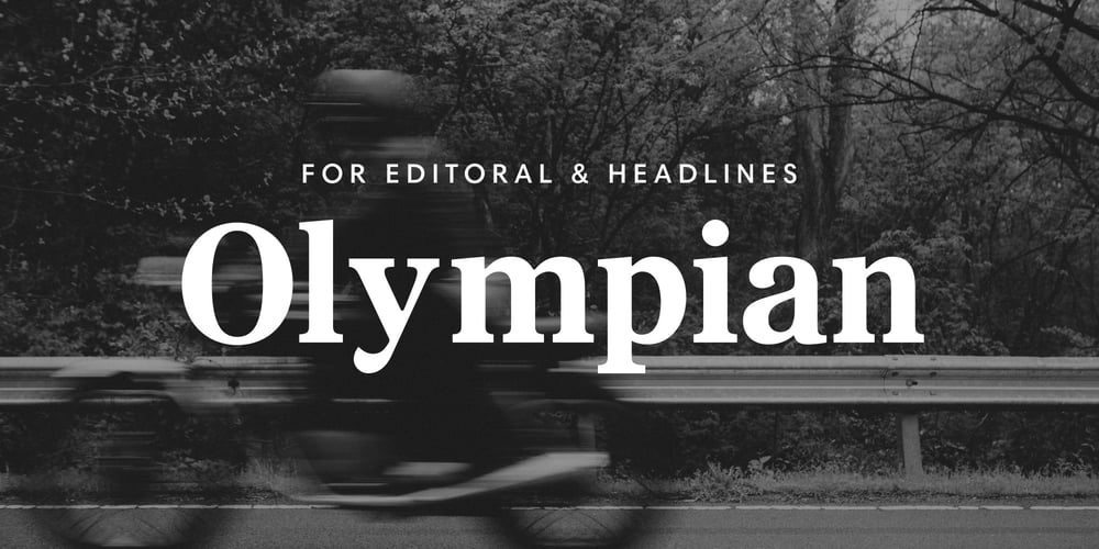 Olympian font