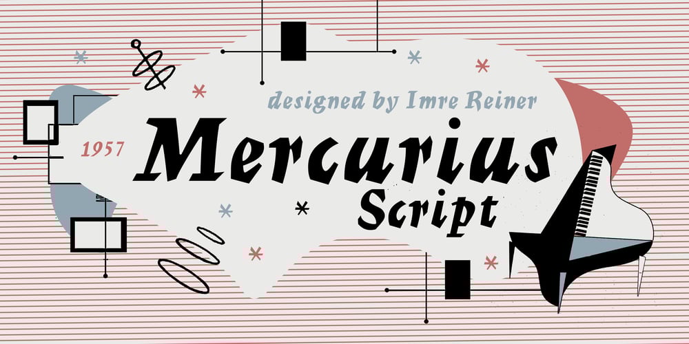 Mercurius Script font