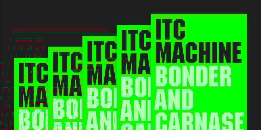 ITC Machine font