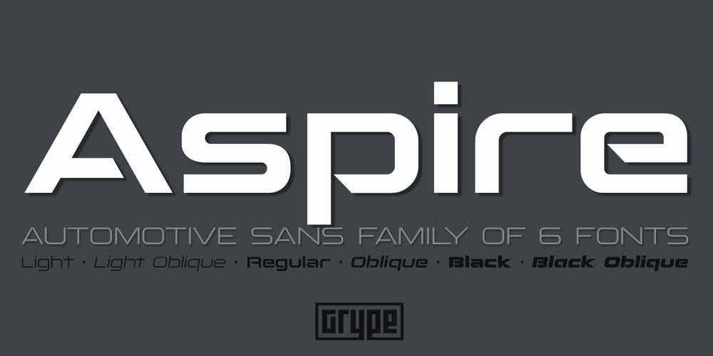 Aspire font