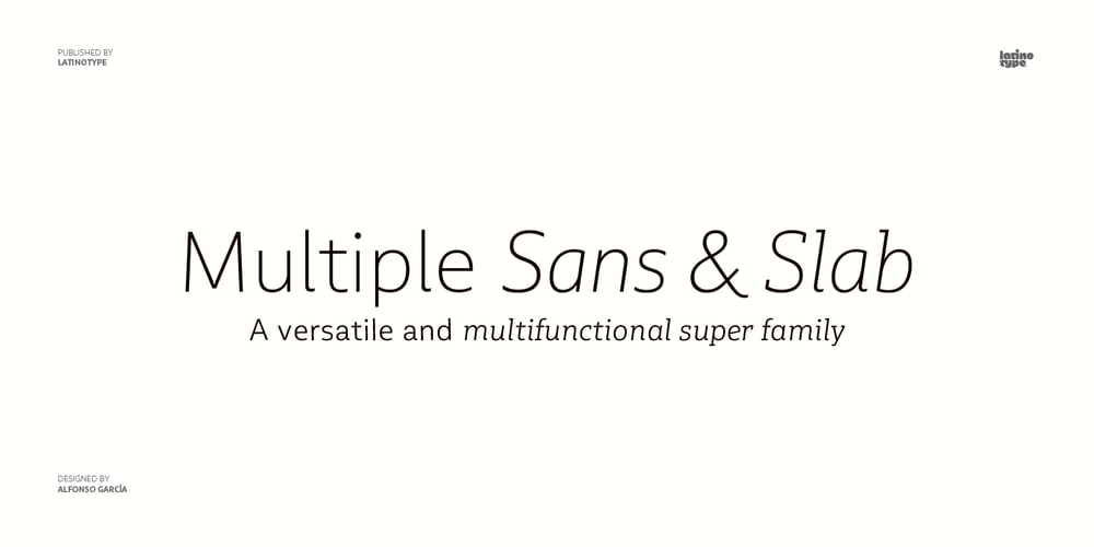 Multiple font