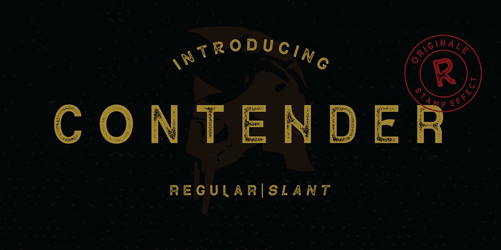 Contender font