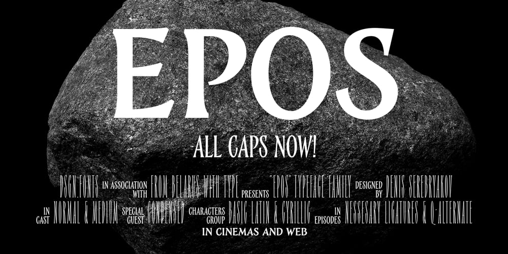 Epos font