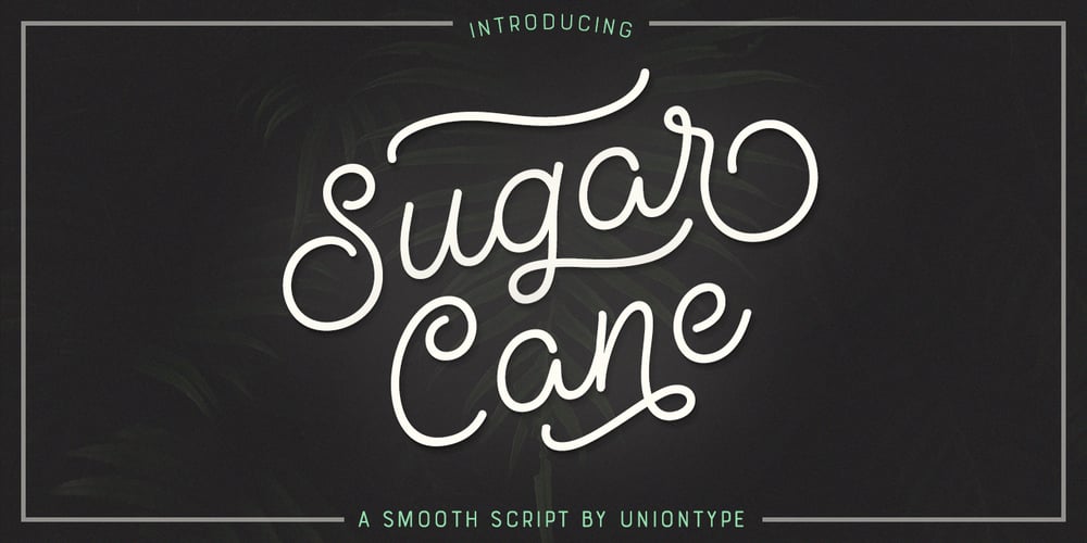 UT Sugar Cane font