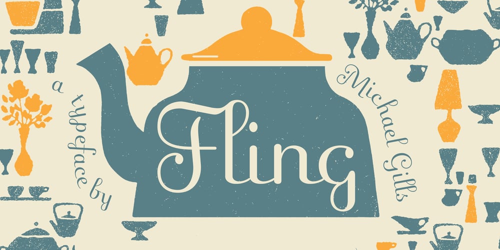 Fling font