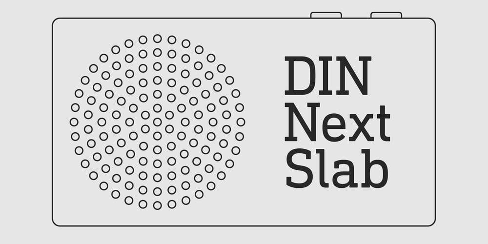 DIN Next Slab font