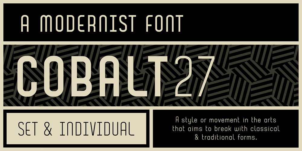 Cobalt 27 font