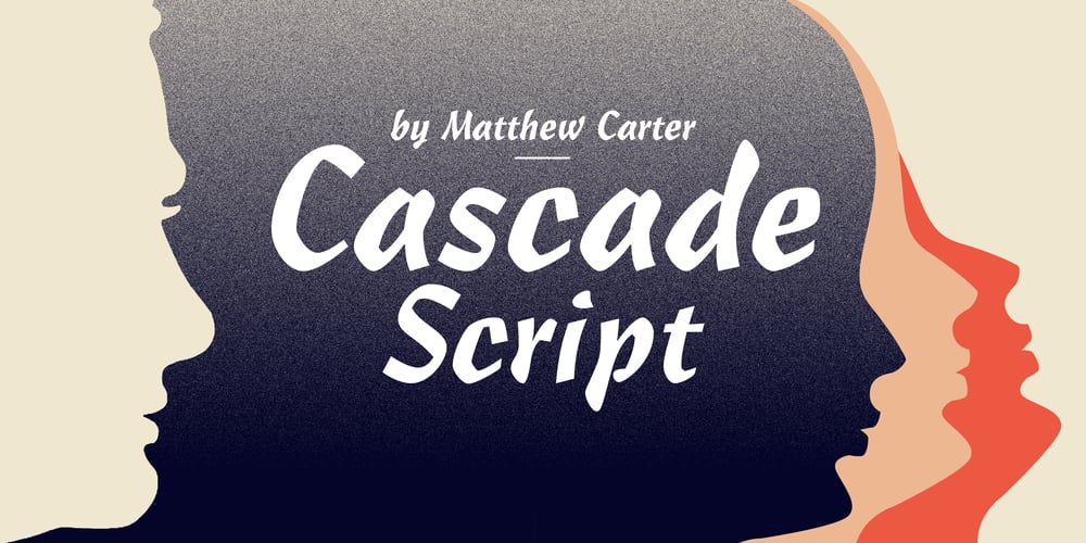 Cascade Script font
