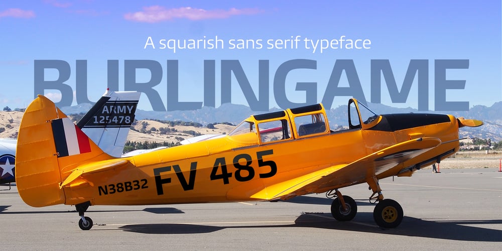 Burlingame font