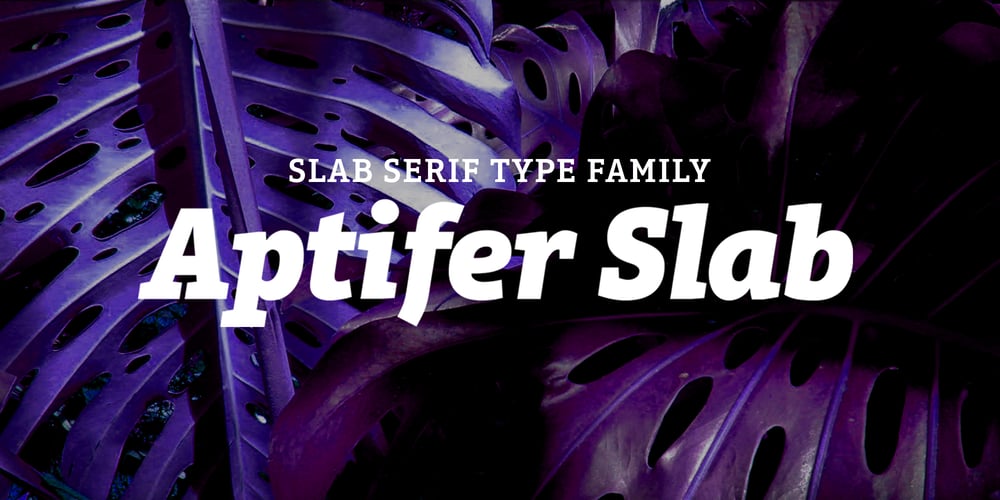 Aptifer Slab font
