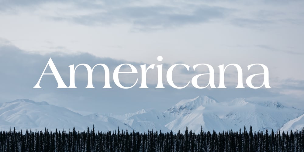 Americana font