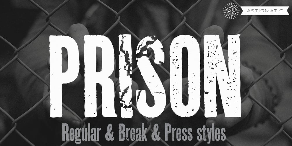 Prison AOE font