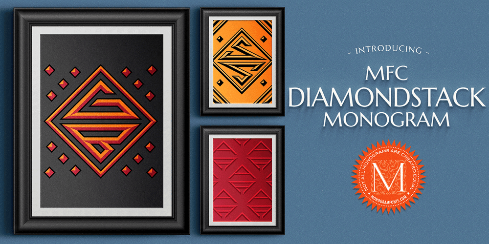 MFC Diamondstack Monogram font
