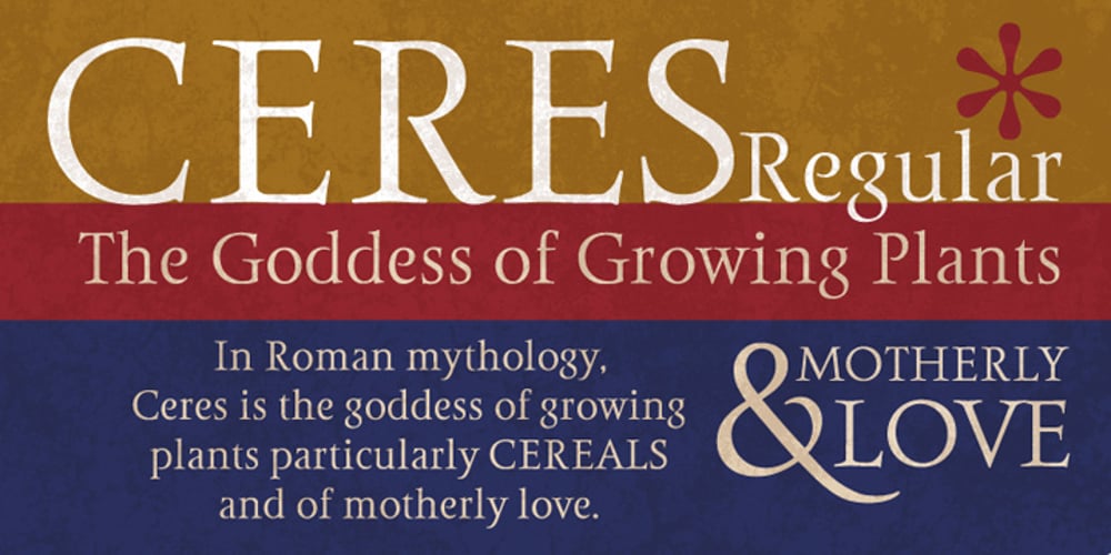Ceres font