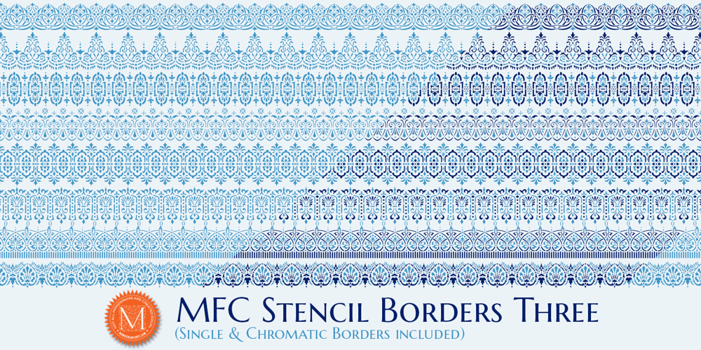 MFC Stencil Borders Three font