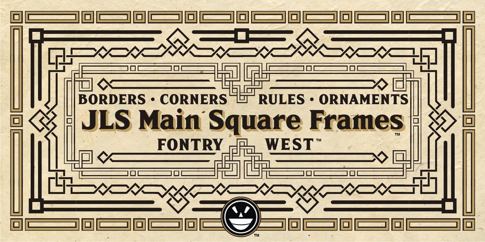 JLS Main Square Frames font
