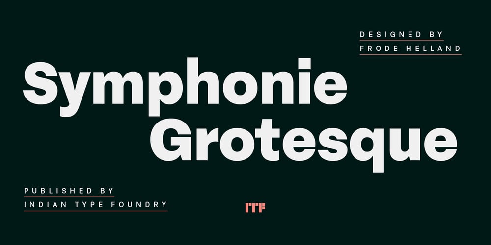 Symphonie Grotesque font