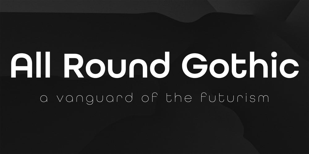 All Round Gothic font