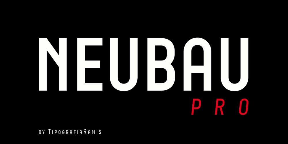 Neubau Pro font