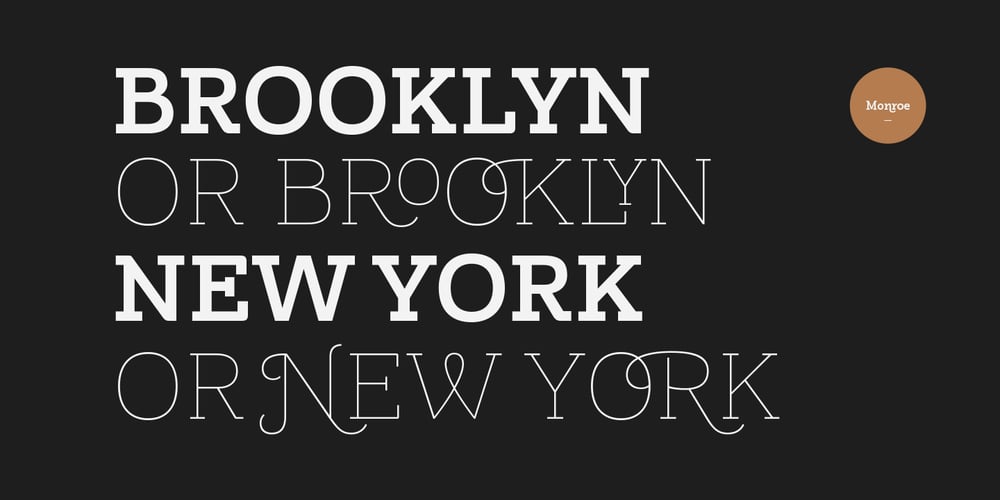 Monroe font