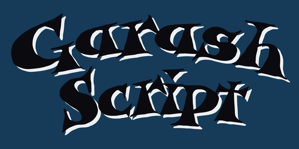Garash Script font