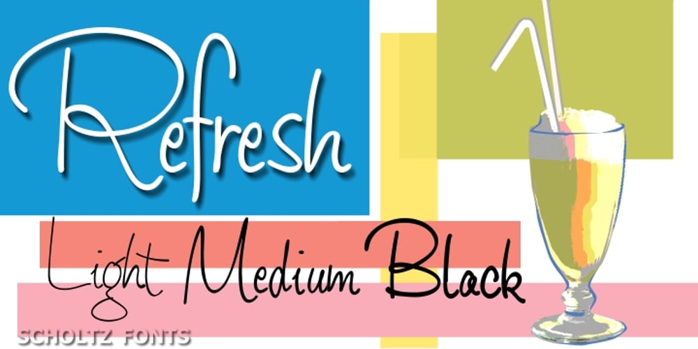 Refresh font