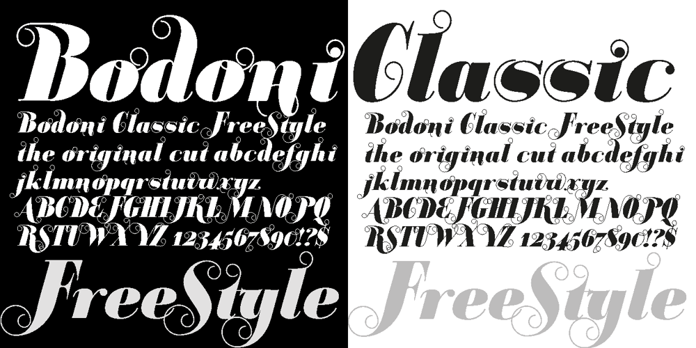 Bodoni Classic Free Style font