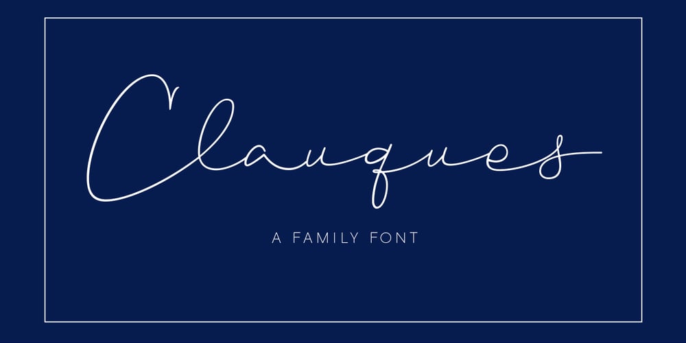 Clauques font