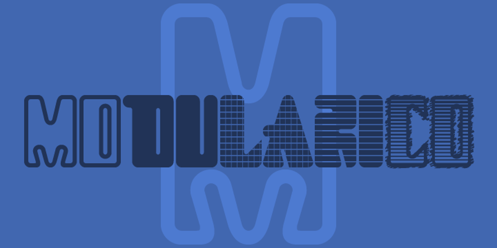 Modularico 4F font