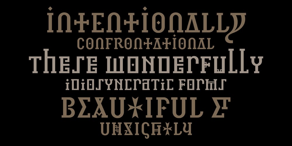 Infidel font