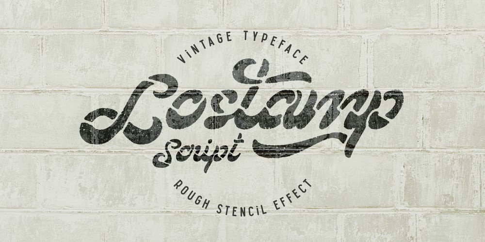 Lostamp font